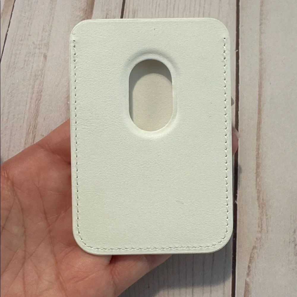 White Floral Portable magnet Bank Case